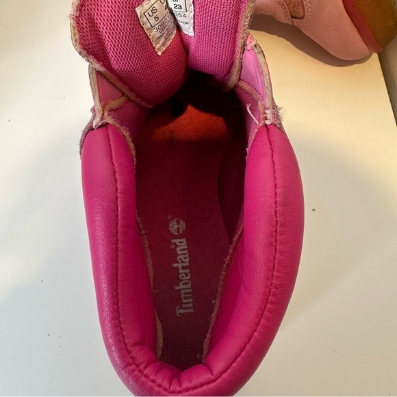 Timberland super sweet pink women’s size 5 boots - Picture 10 of 15